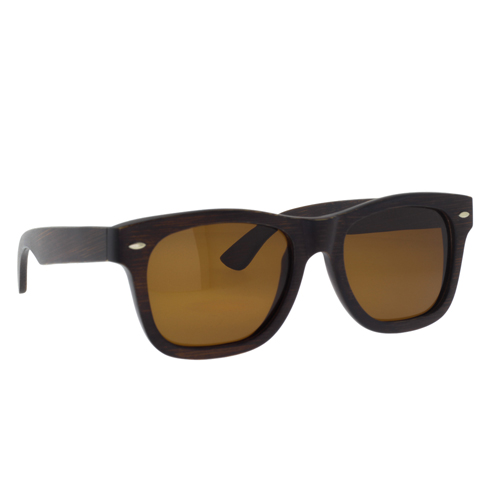 Деревянные очки TM0036-B-13-B  BAMBOO  Затемненный коричневый бамбук