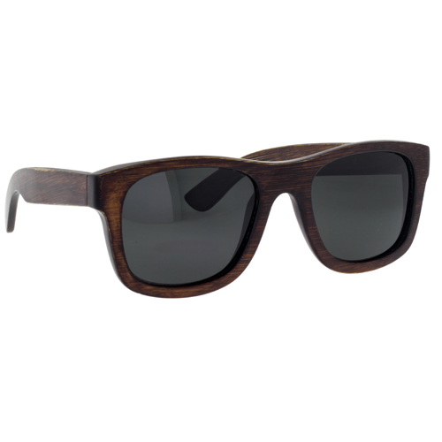 Деревянные очки TM0047-G-16-B  BAMBOO  Затемненный коричневый бамбук