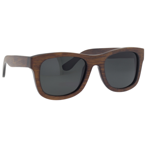 Деревянные очки TM0055-G-22-B  BAMBOO  Затемненный коричневый бамбук