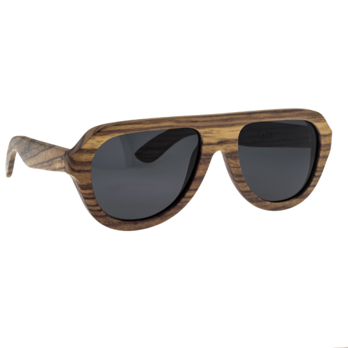 Деревянные очки TM0078-G-5-Z  WOOD  Зебрано